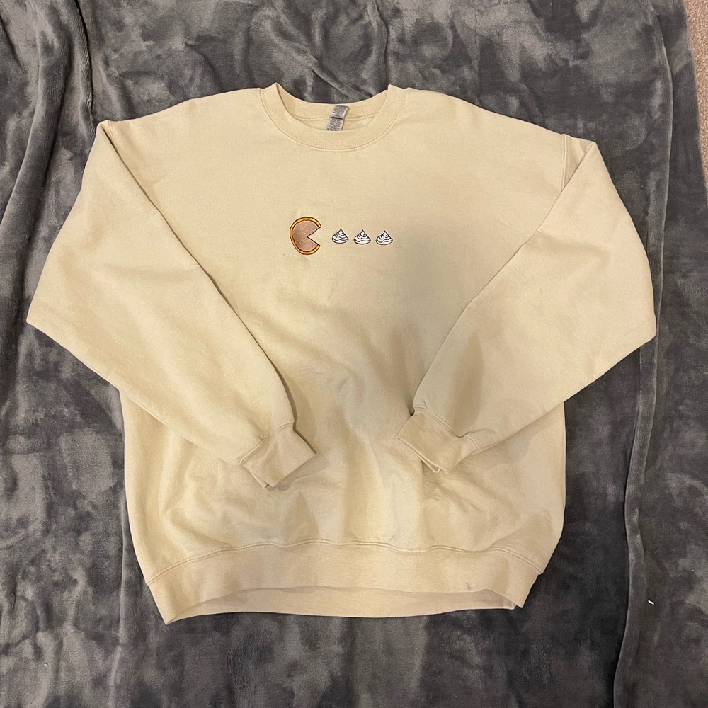 Pacman pie sweatshirt